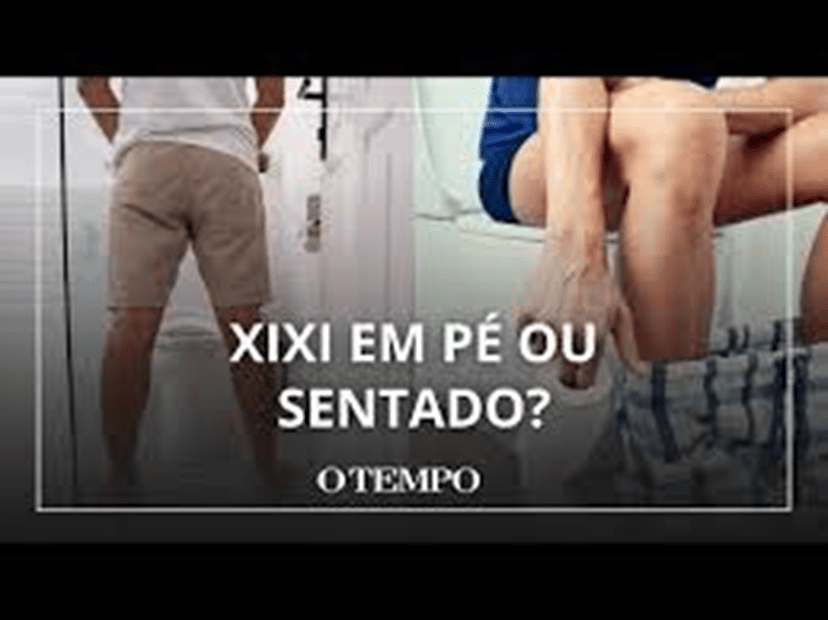 HOMEM MIJANDO SENTADO
